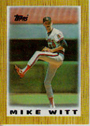 1987 Topps Mini Leaders Baseball Cards 048      Mike Witt